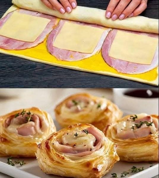 Ham And Cheese Puff Pastry Pinwheels Miviral